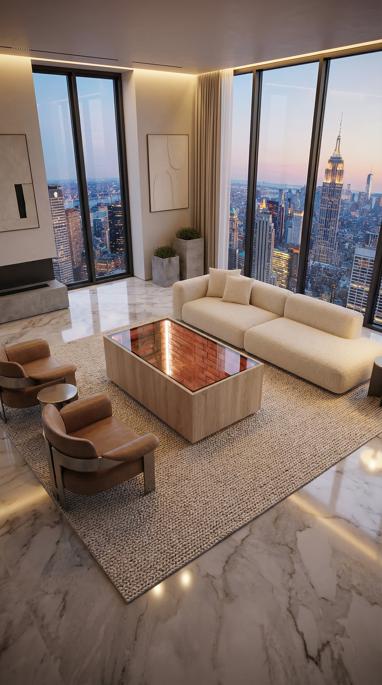 Continuum Designs infinity coffee table